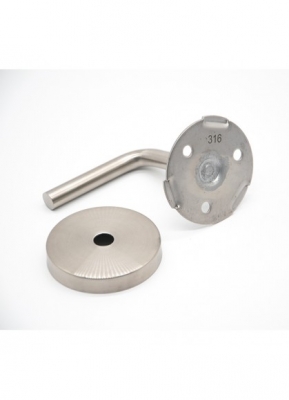 Ø70mm Plate /Ø 12mm Bar/75mm Height Handrail Holder