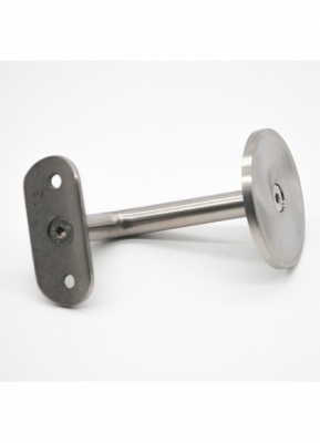 Ø 70mm3 Plate/Ø 12mm Bar With M8/M10  Screw Hole/75mm Height Handrail Holder