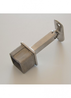 Handrail Support, Insert Part For 40x40mm Tube. Square Tube Fittings